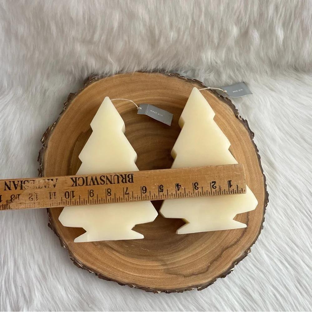 NWT West Elm large bougie tree candles